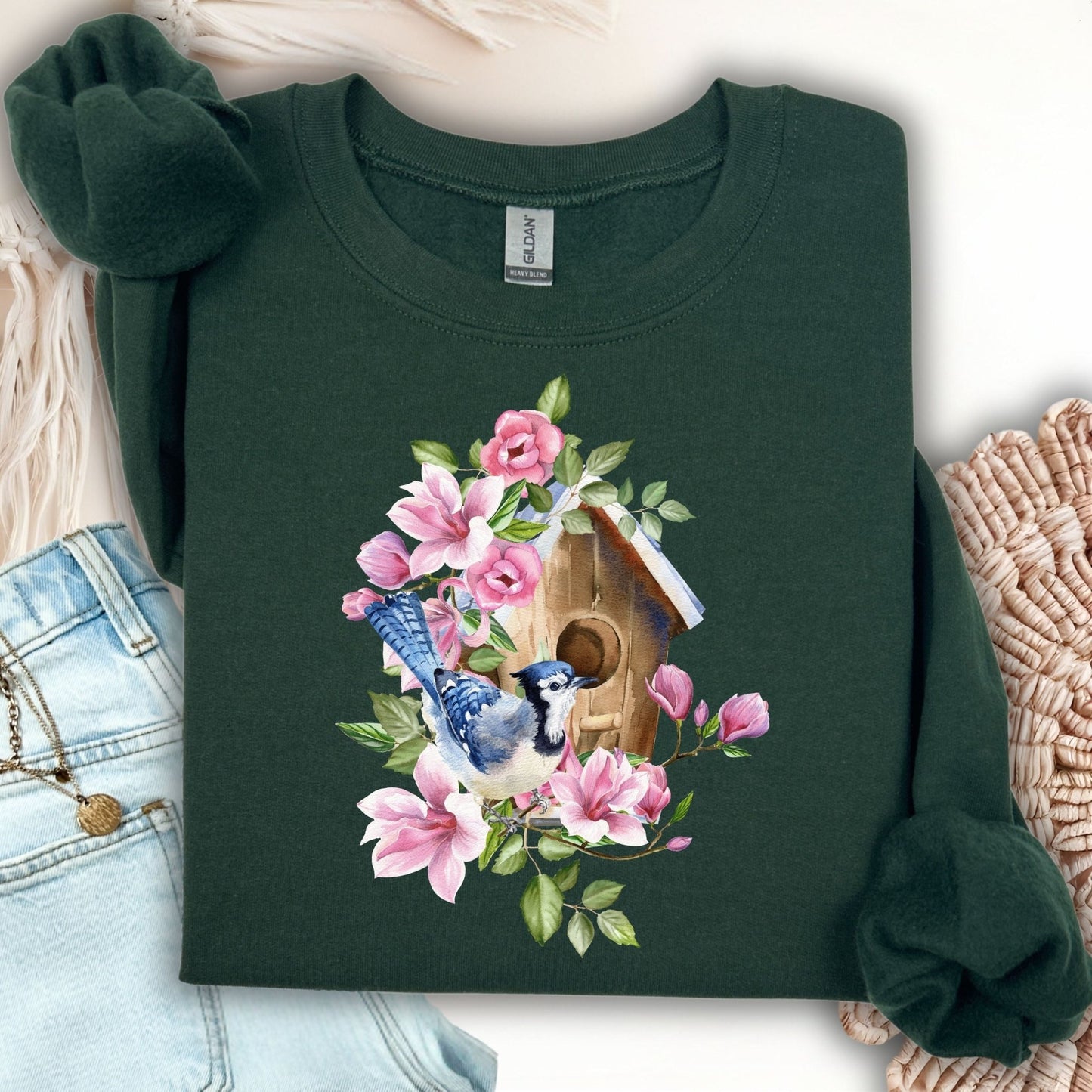 Blue Jay Art Sweatshirt