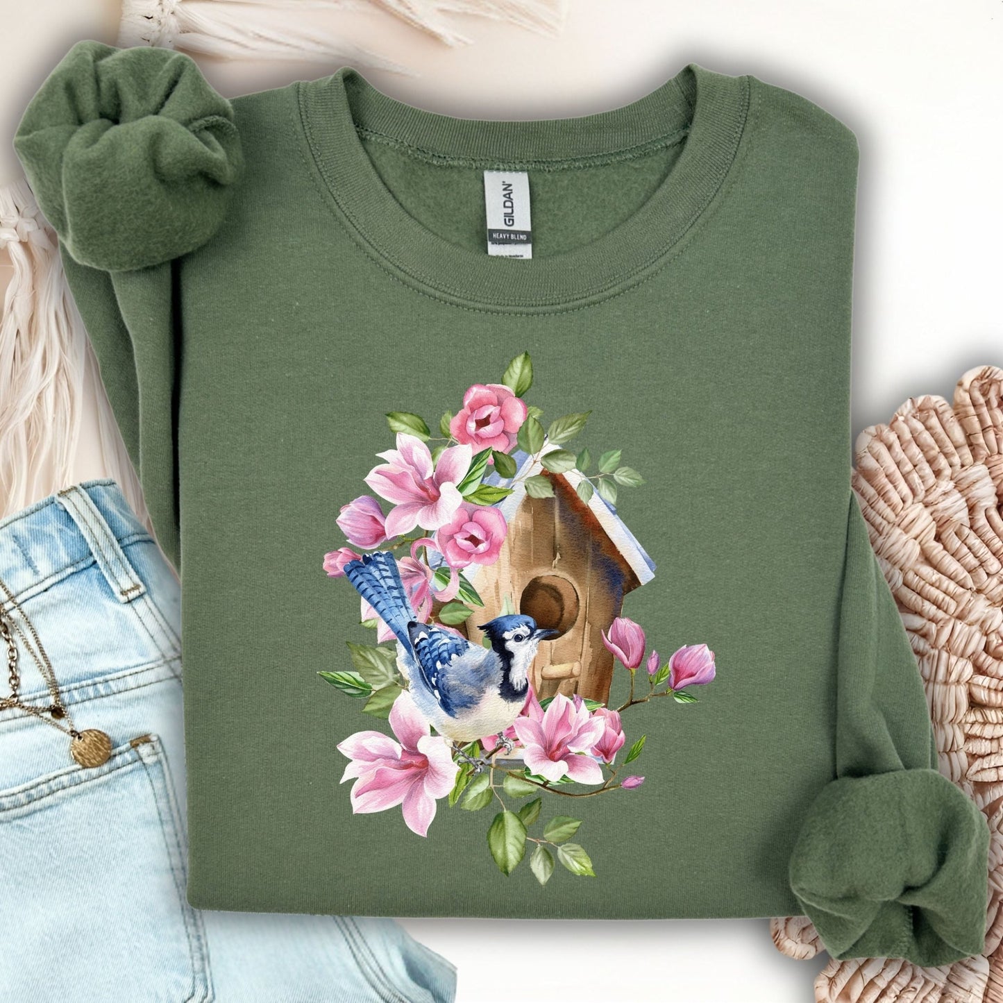 Blue Jay Art Sweatshirt