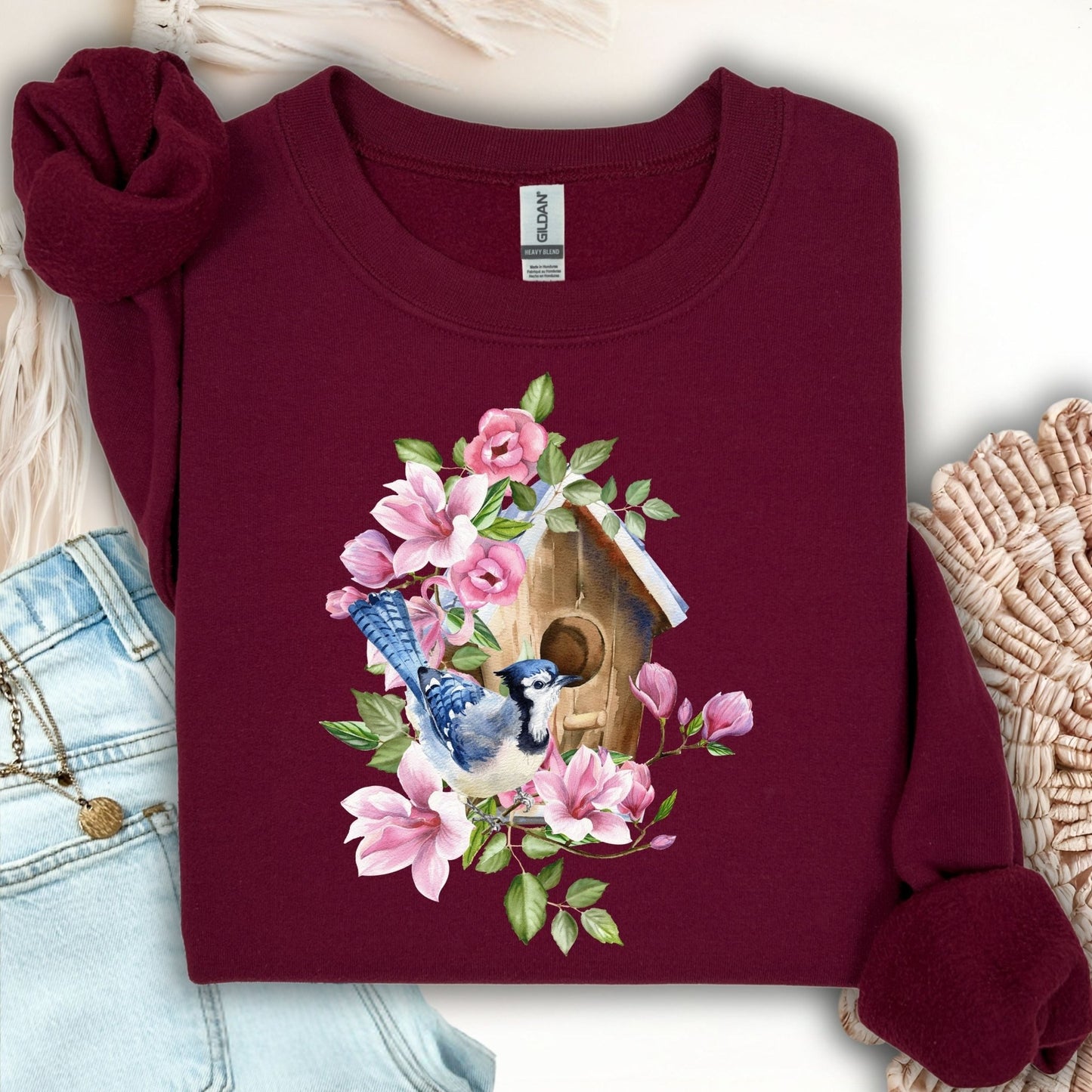 Blue Jay Art Sweatshirt