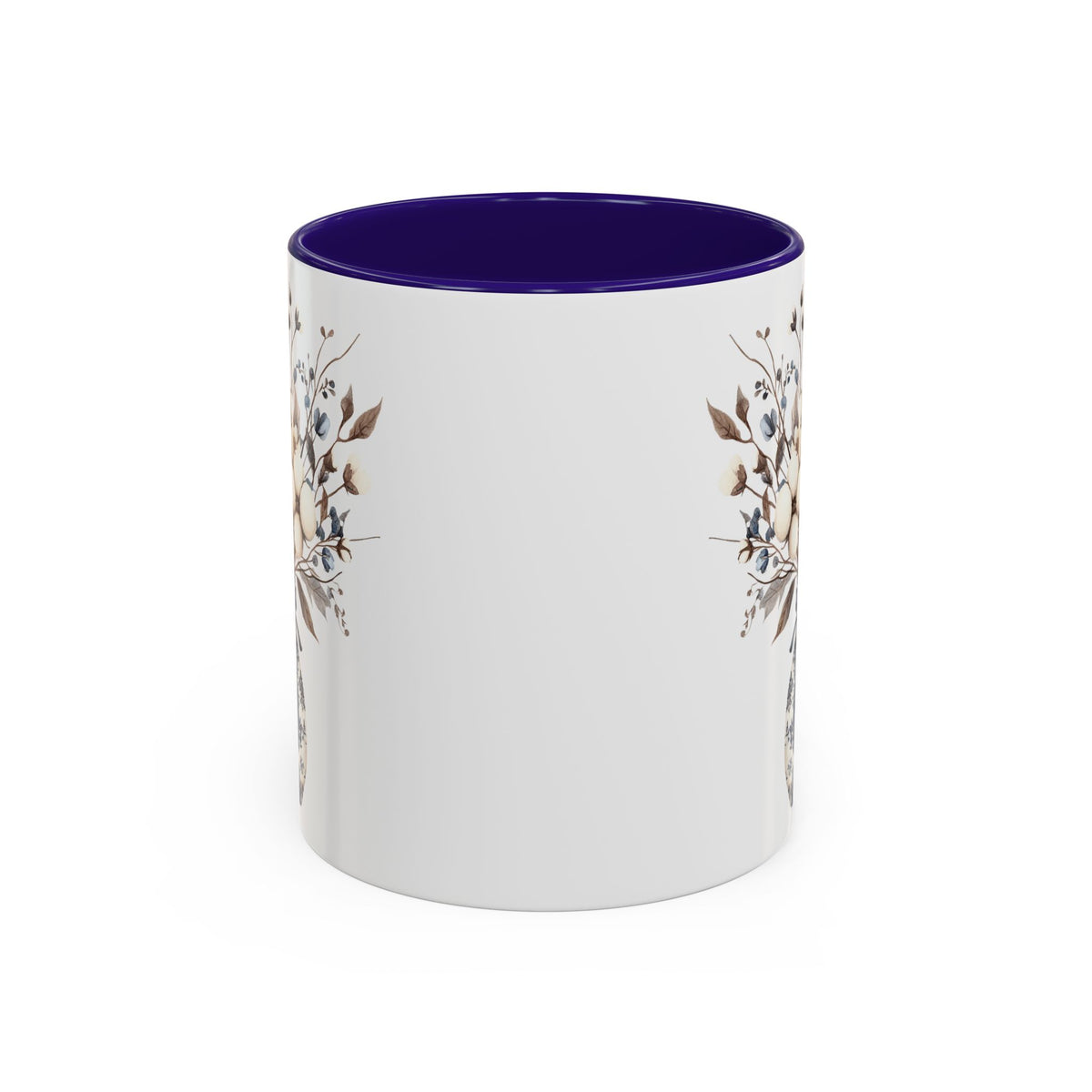 Blue and White Winter Bouquet Mug (11/15oz)