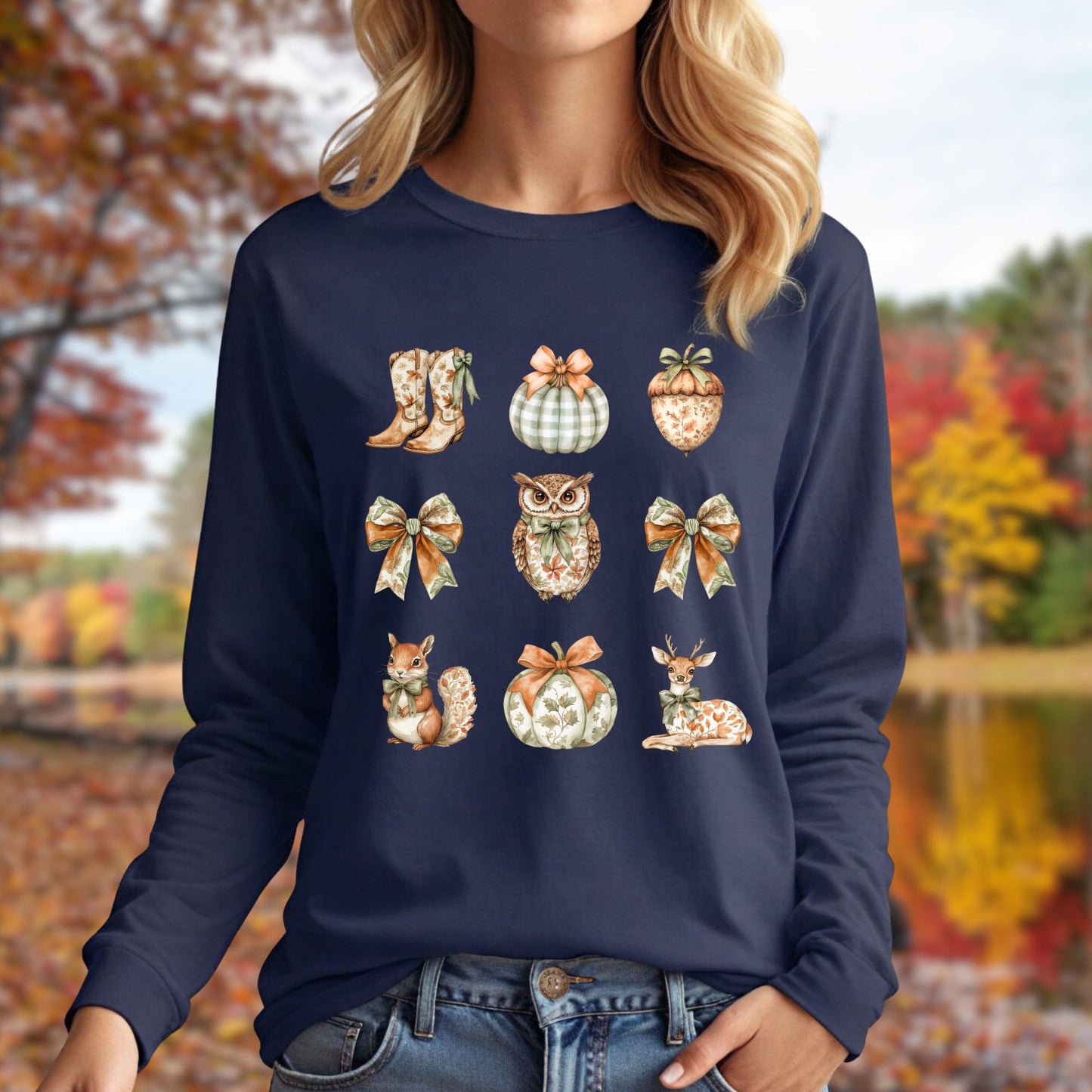 Boho Fall Favs Long Sleeve Tee