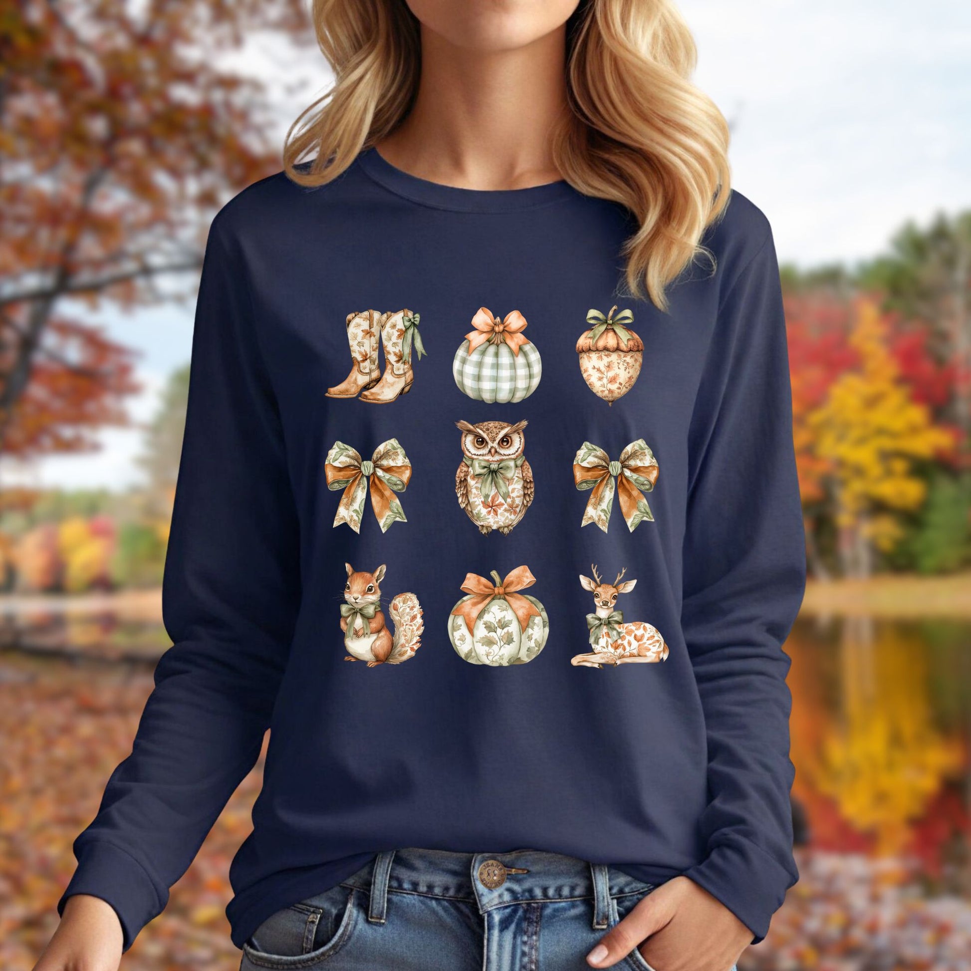 Boho Fall Favs Long Sleeve Tee