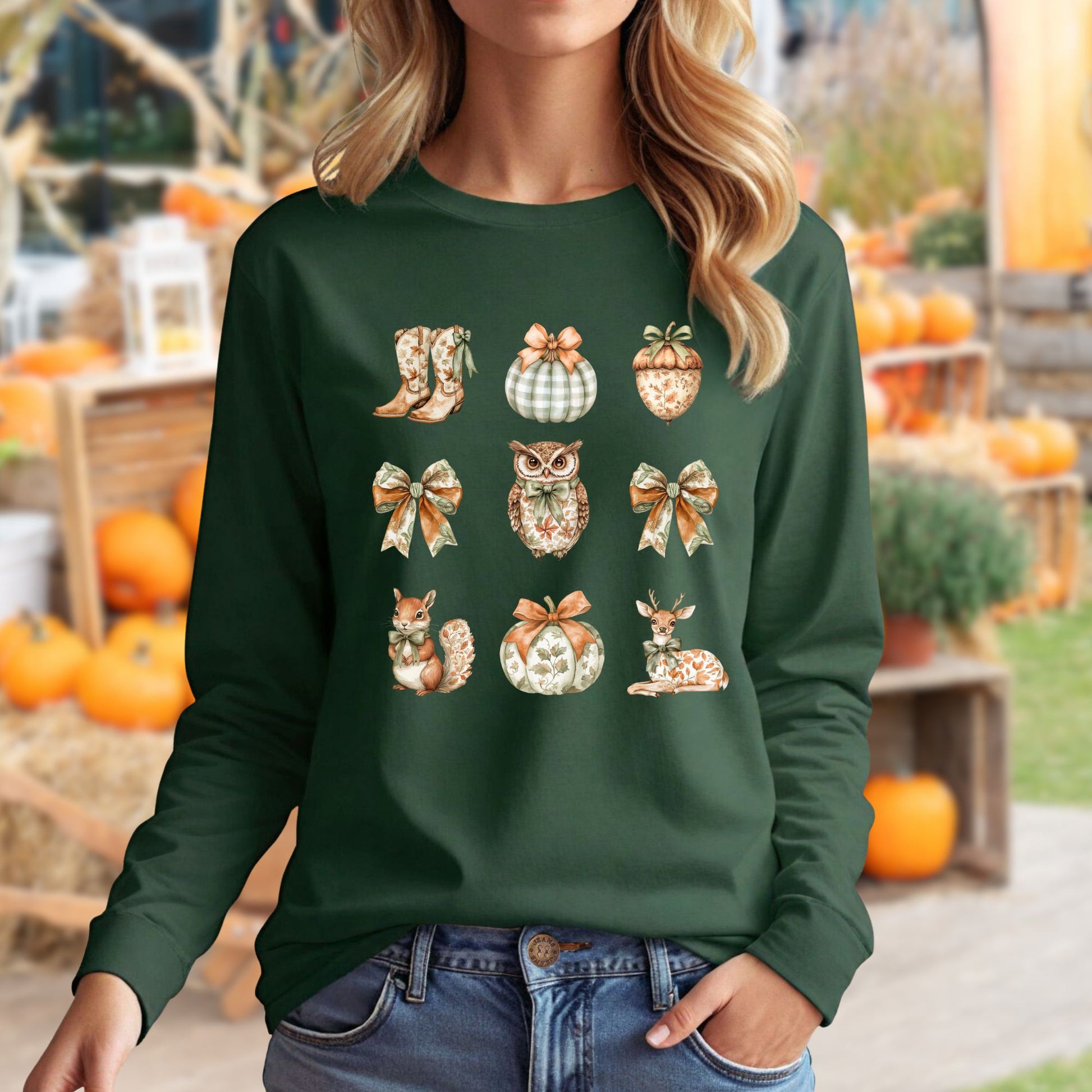 Boho Fall Favs Long Sleeve Tee