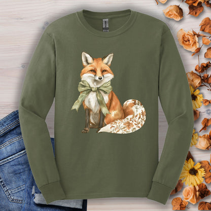 Boho Fall Fox Long Sleeve Tee