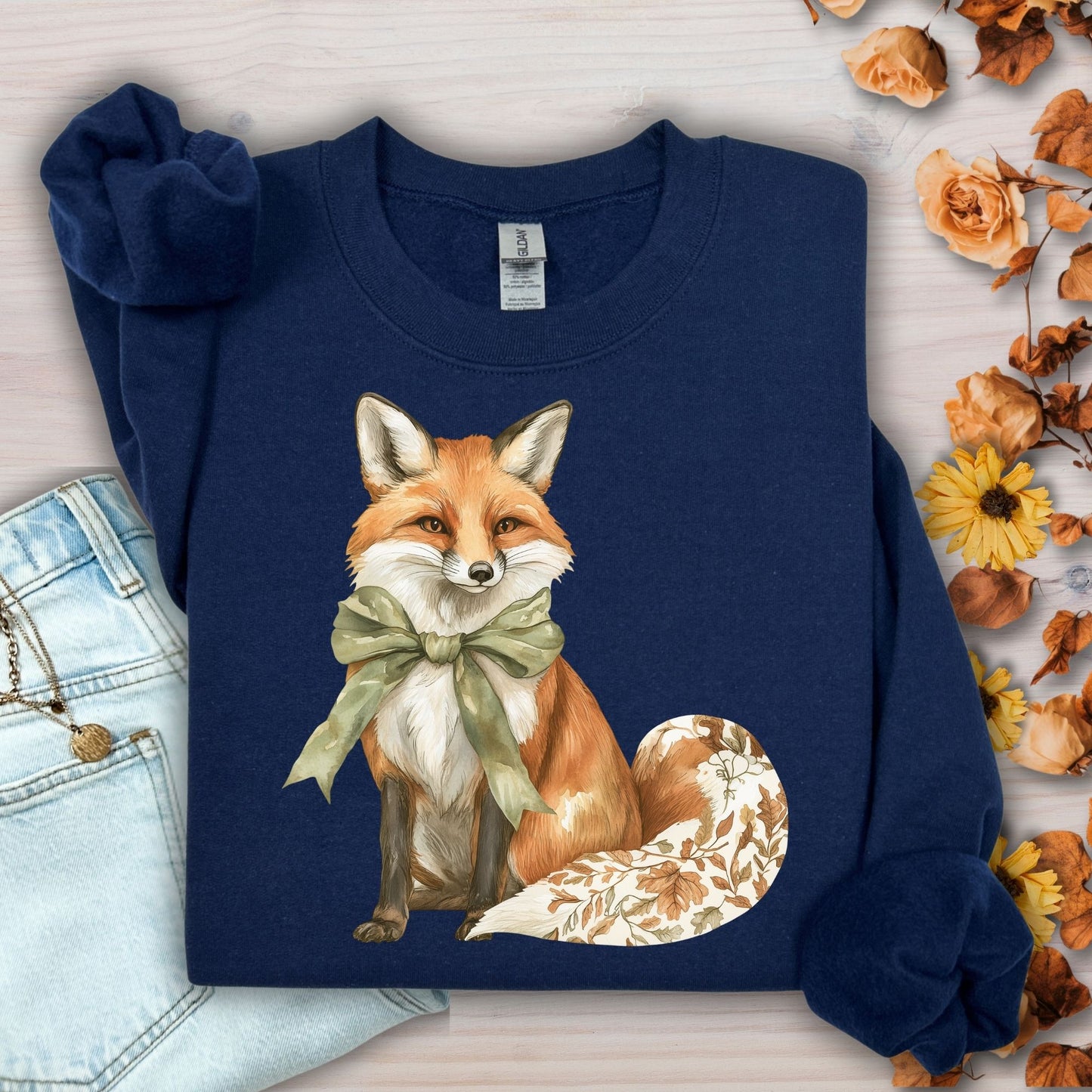 Boho Fall Fox Sweatshirt