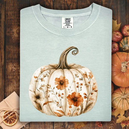 Boho Floral Pumpkin T-Shirt