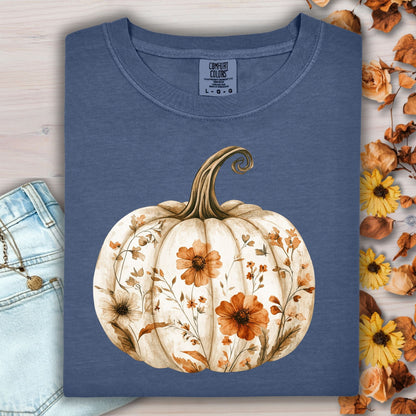 Boho Floral Pumpkin T-Shirt