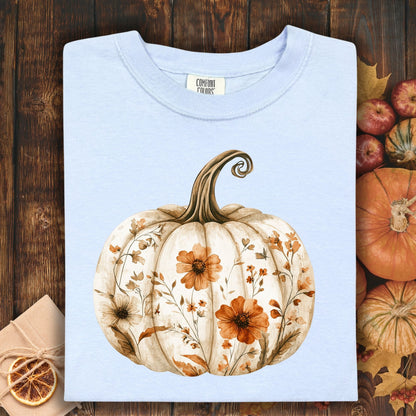 Boho Floral Pumpkin T-Shirt