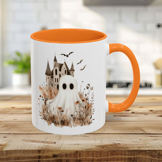 Boho Ghost & Haunted House Mug (11/15oz)
