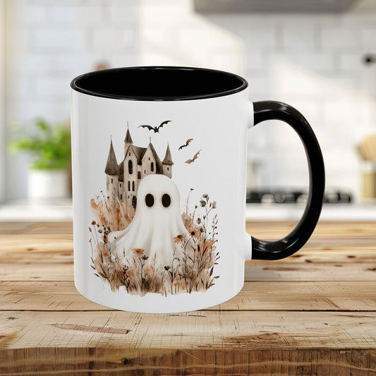 Boho Ghost & Haunted House Mug (11/15oz)