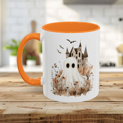 Boho Ghost & Haunted House Mug (11/15oz)