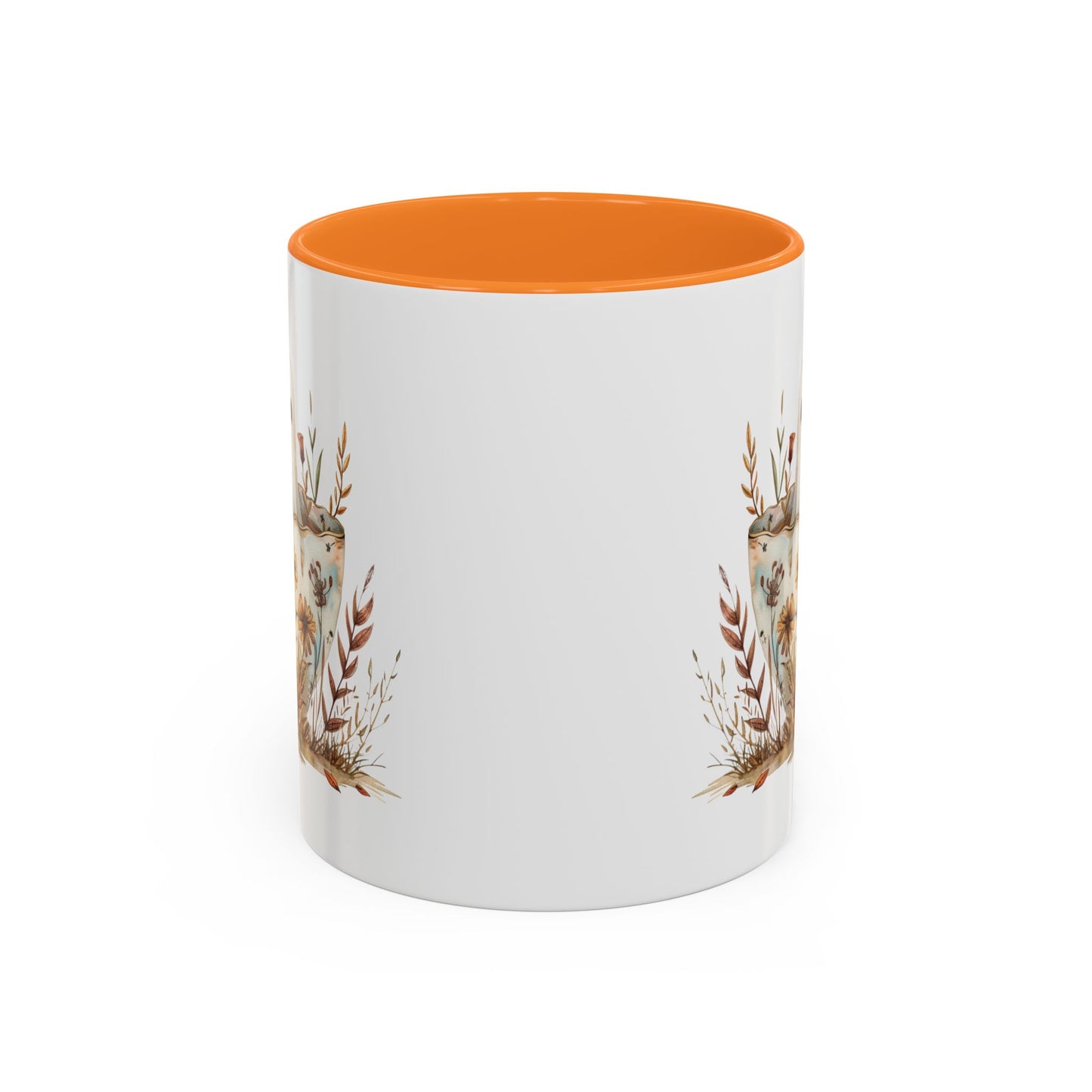 Boho Ghost in a Floral Teacup Mug (11/15oz)