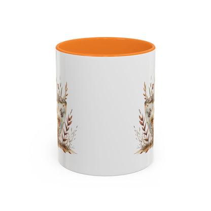 Boho Ghost in a Floral Teacup Mug (11/15oz)
