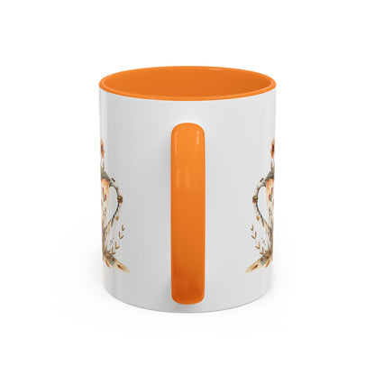 Boho Ghost in a Floral Teacup Mug (11/15oz)