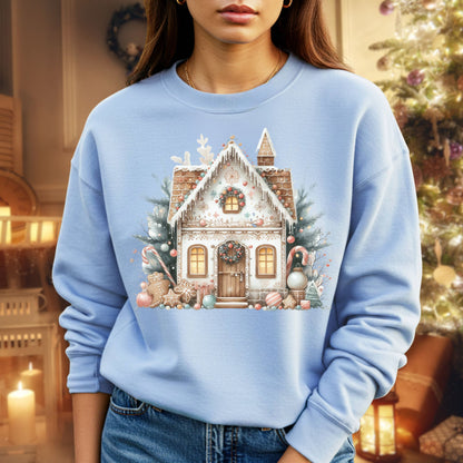Boho Gingerbread House Sweatshirt