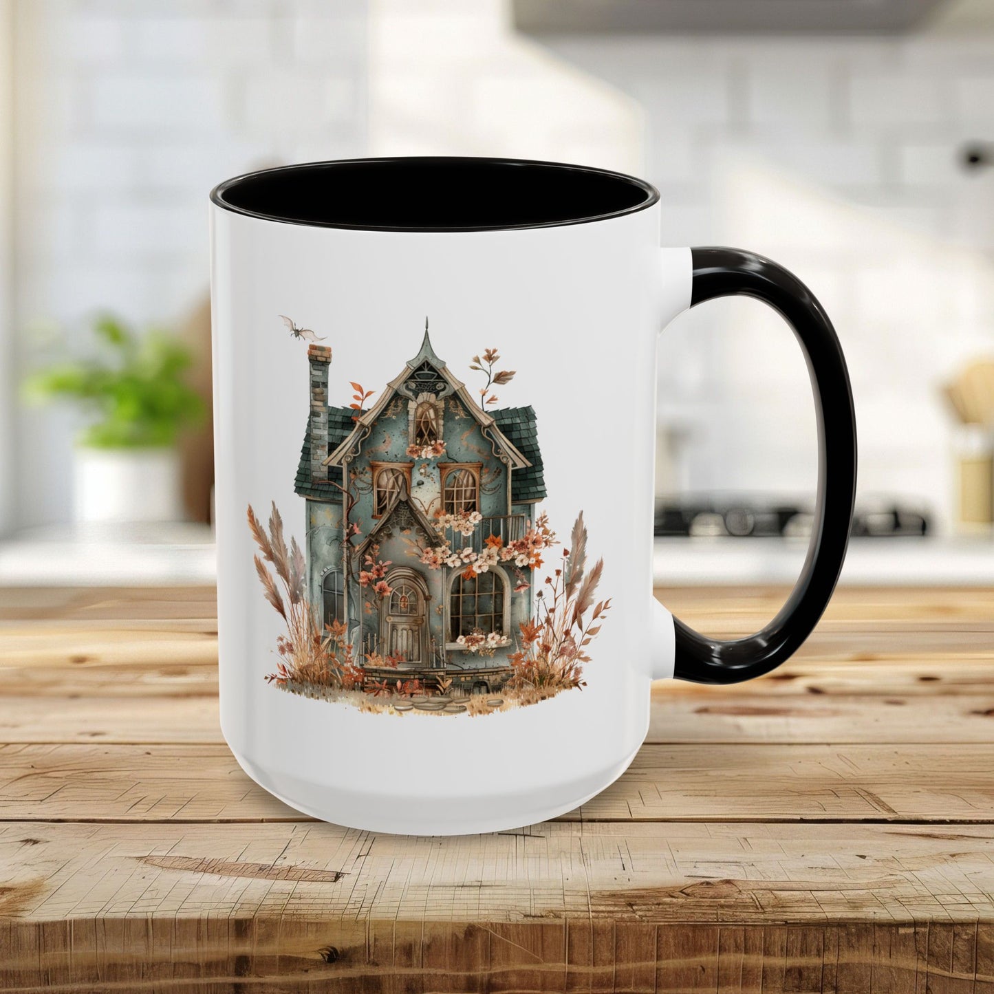 Boho Haunted Victorian House Mug (11/15oz)