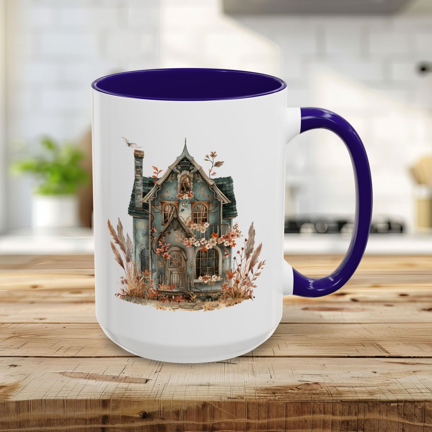 Boho Haunted Victorian House Mug (11/15oz)