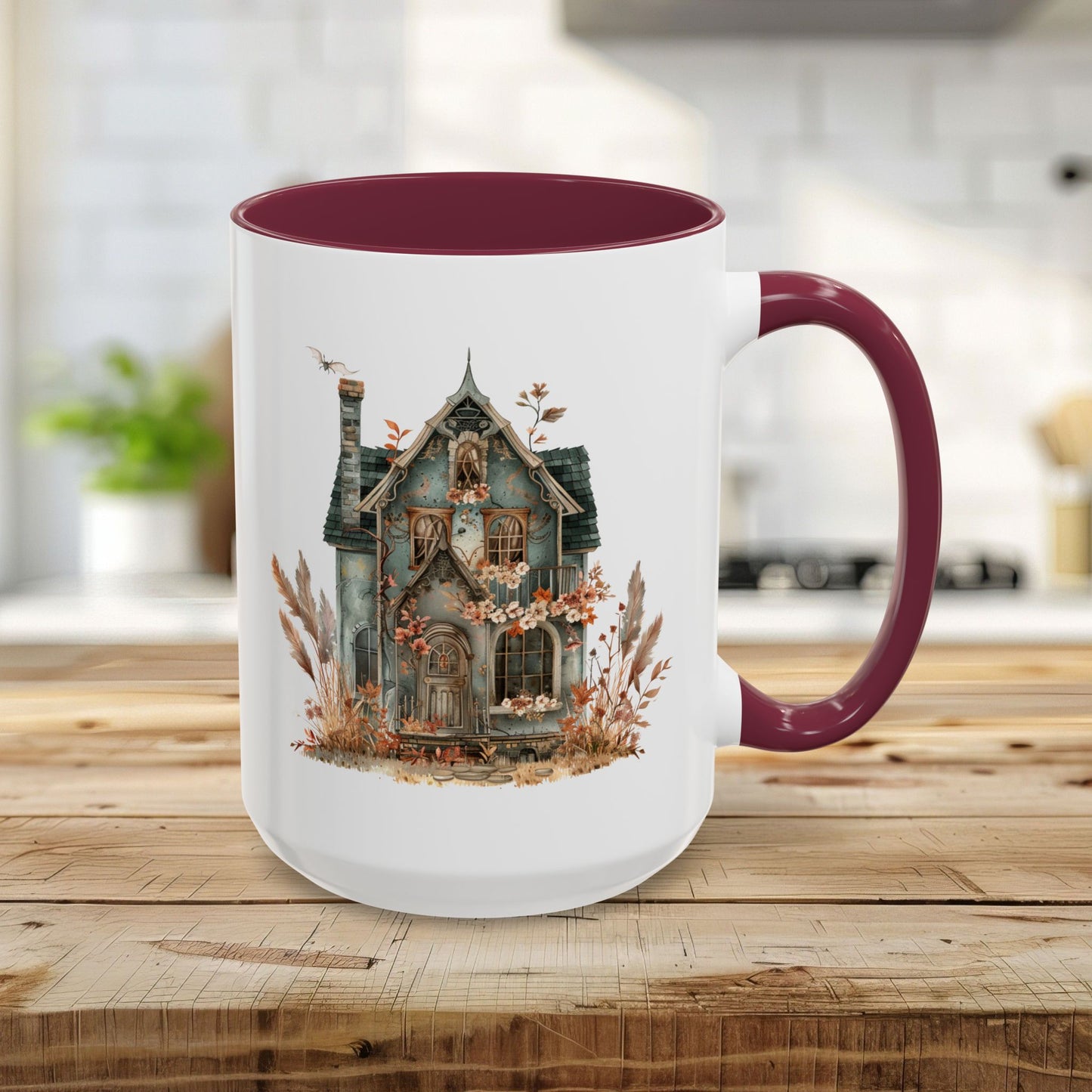 Boho Haunted Victorian House Mug (11/15oz)