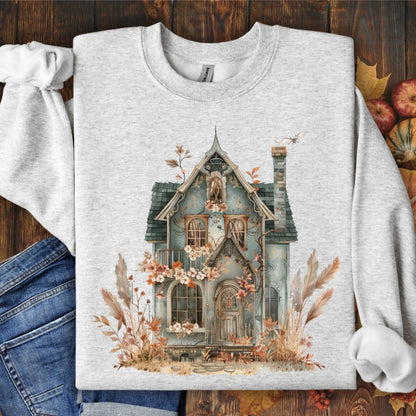 Boho Haunted Victorian House Sweatshirt