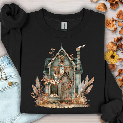 Boho Haunted Victorian House Sweatshirt