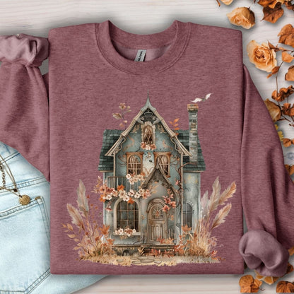 Boho Haunted Victorian House Sweatshirt