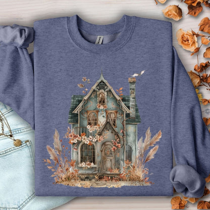 Boho Haunted Victorian House Sweatshirt