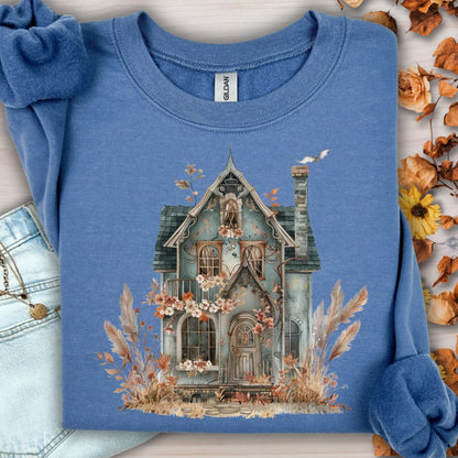Boho Haunted Victorian House Sweatshirt