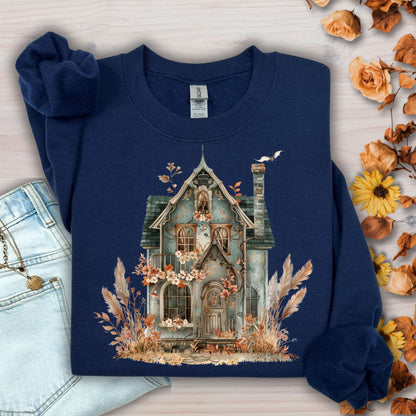 Boho Haunted Victorian House Sweatshirt