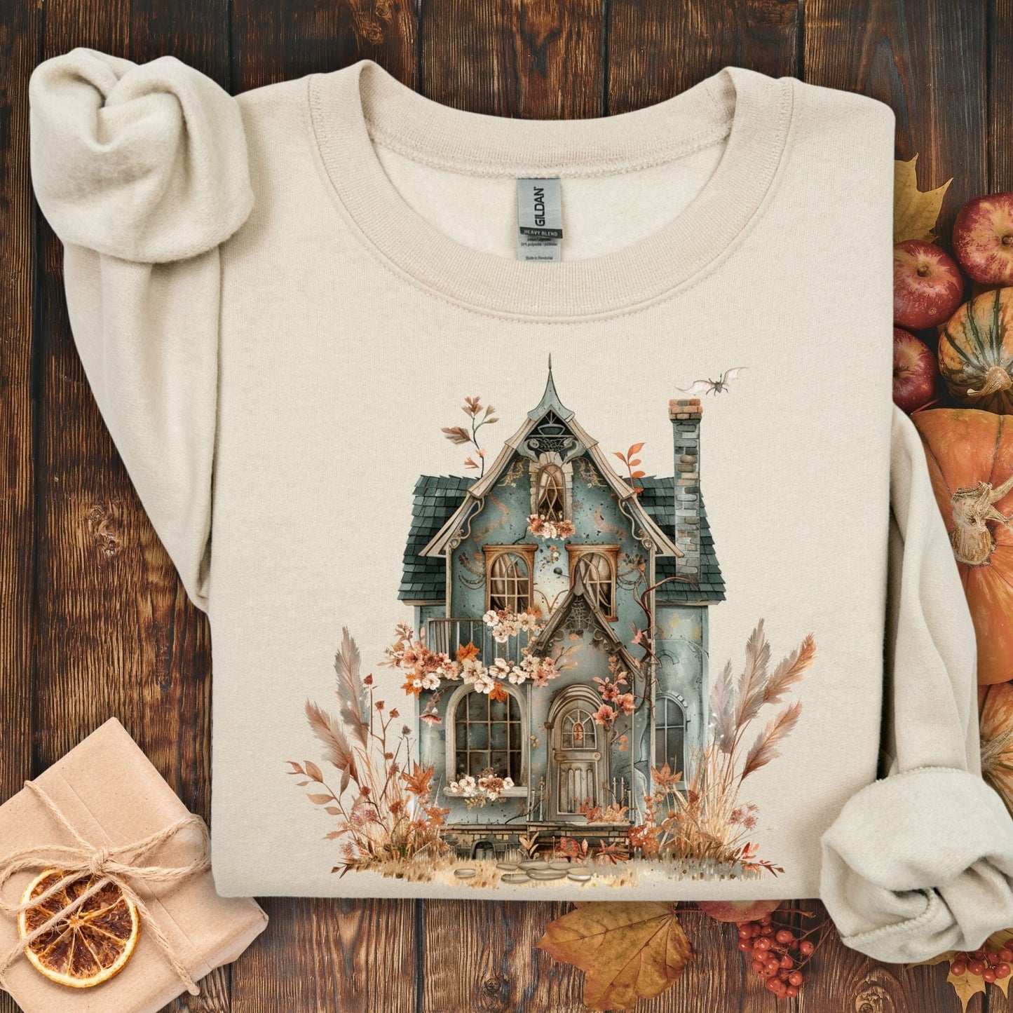 Boho Haunted Victorian House Sweatshirt
