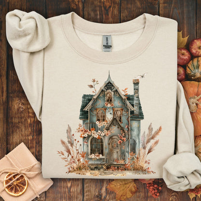 Boho Haunted Victorian House Sweatshirt