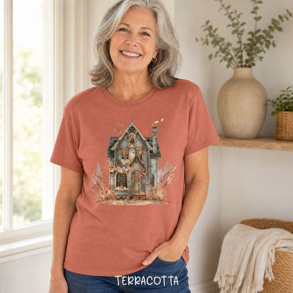 Boho Haunted Victorian House T-Shirt