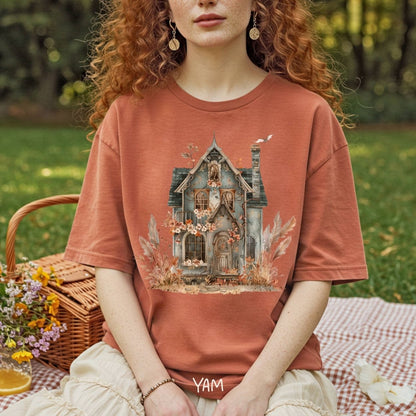Boho Haunted Victorian House T-Shirt
