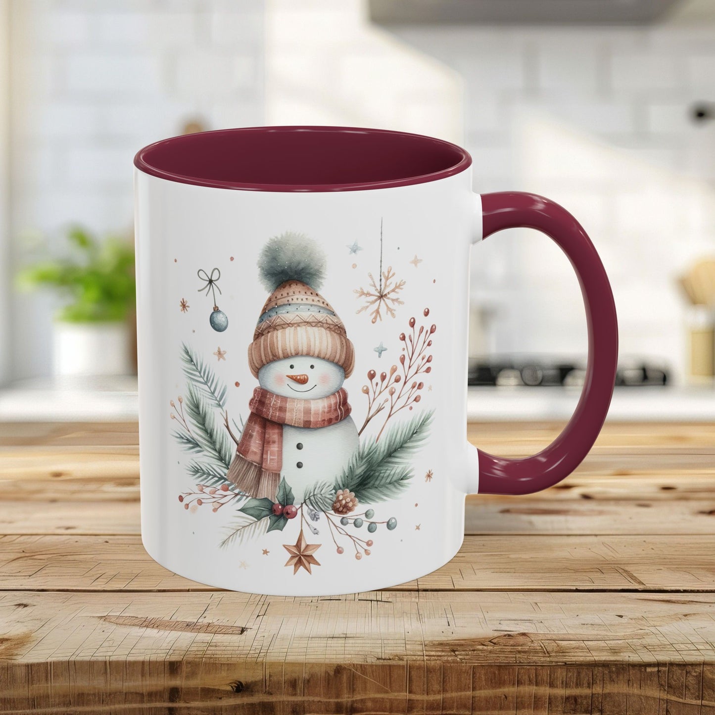 Boho Nordic Snowman 11 & 15 oz. Mug