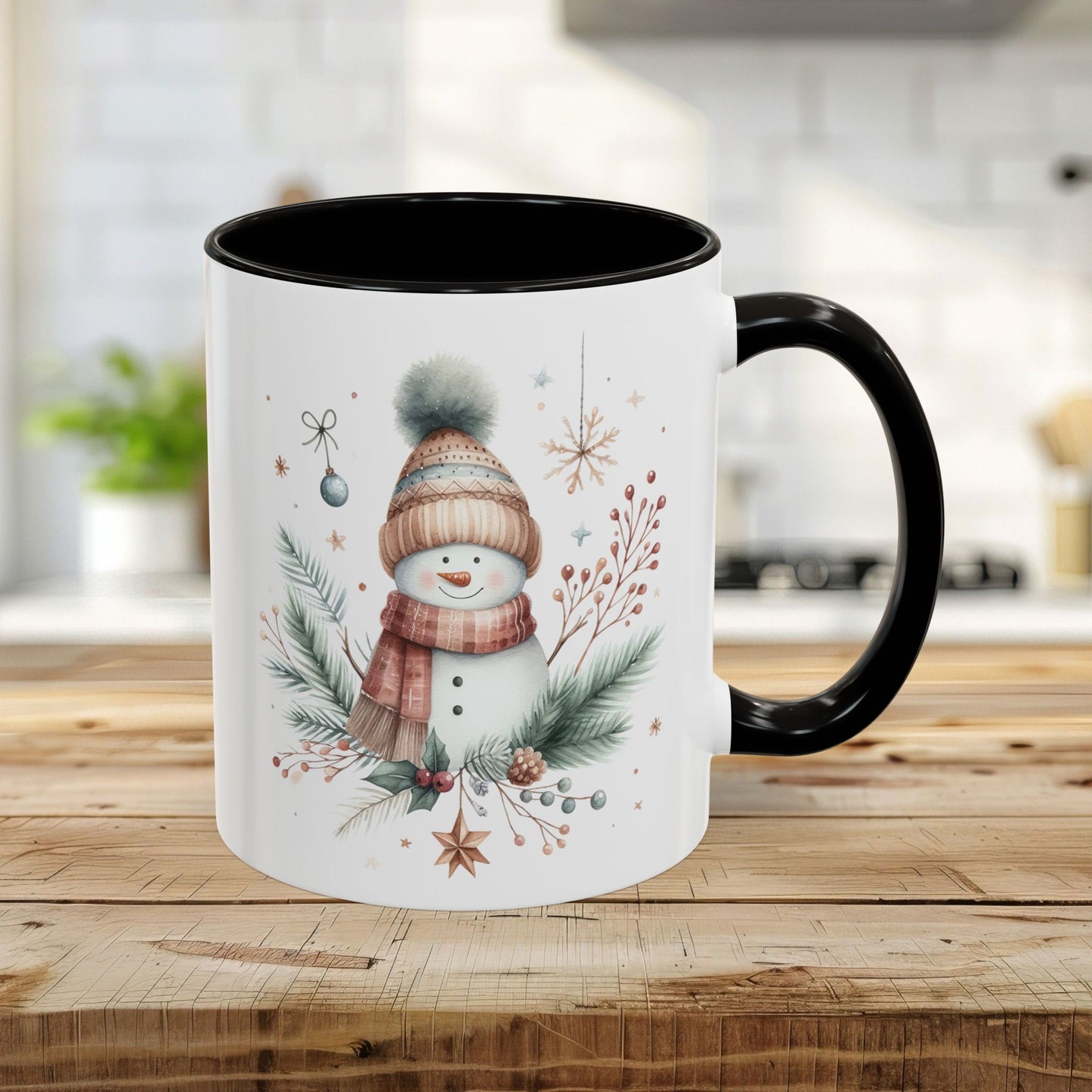 Boho Nordic Snowman 11 & 15 oz. Mug