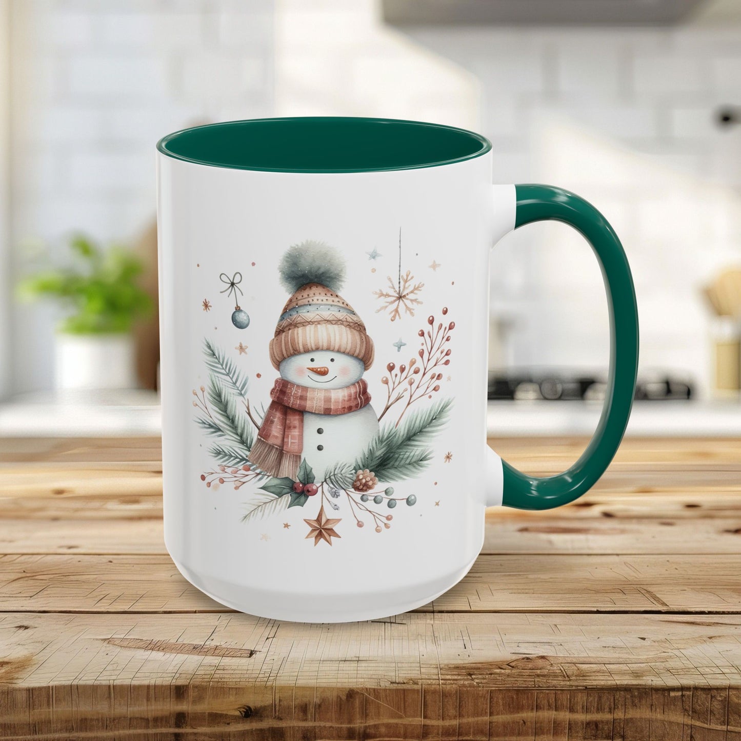 Boho Nordic Snowman 11 & 15 oz. Mug