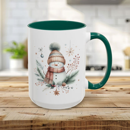 Boho Nordic Snowman 11 & 15 oz. Mug
