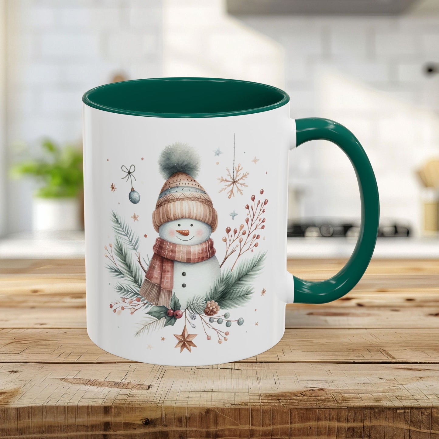 Boho Nordic Snowman 11 & 15 oz. Mug