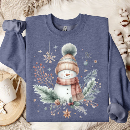 Boho Nordic Snowman Sweatshirt