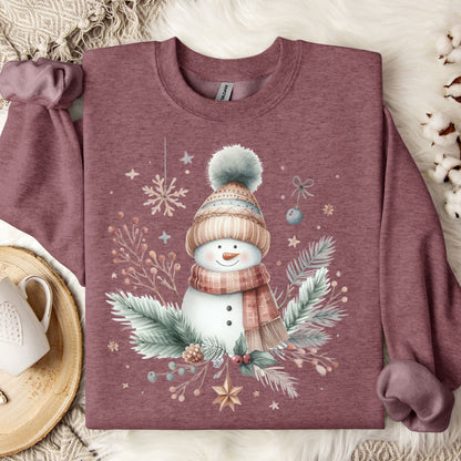Boho Nordic Snowman Sweatshirt