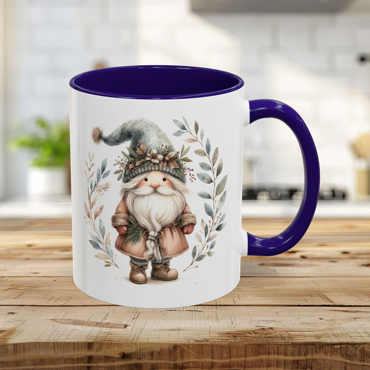 Boho Nordic St. Nick Gnome Mug (11/15oz)