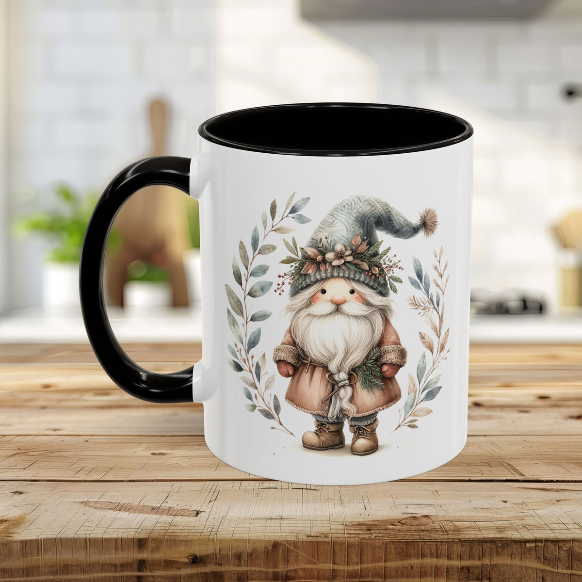 Boho Nordic St. Nick Gnome Mug (11/15oz)