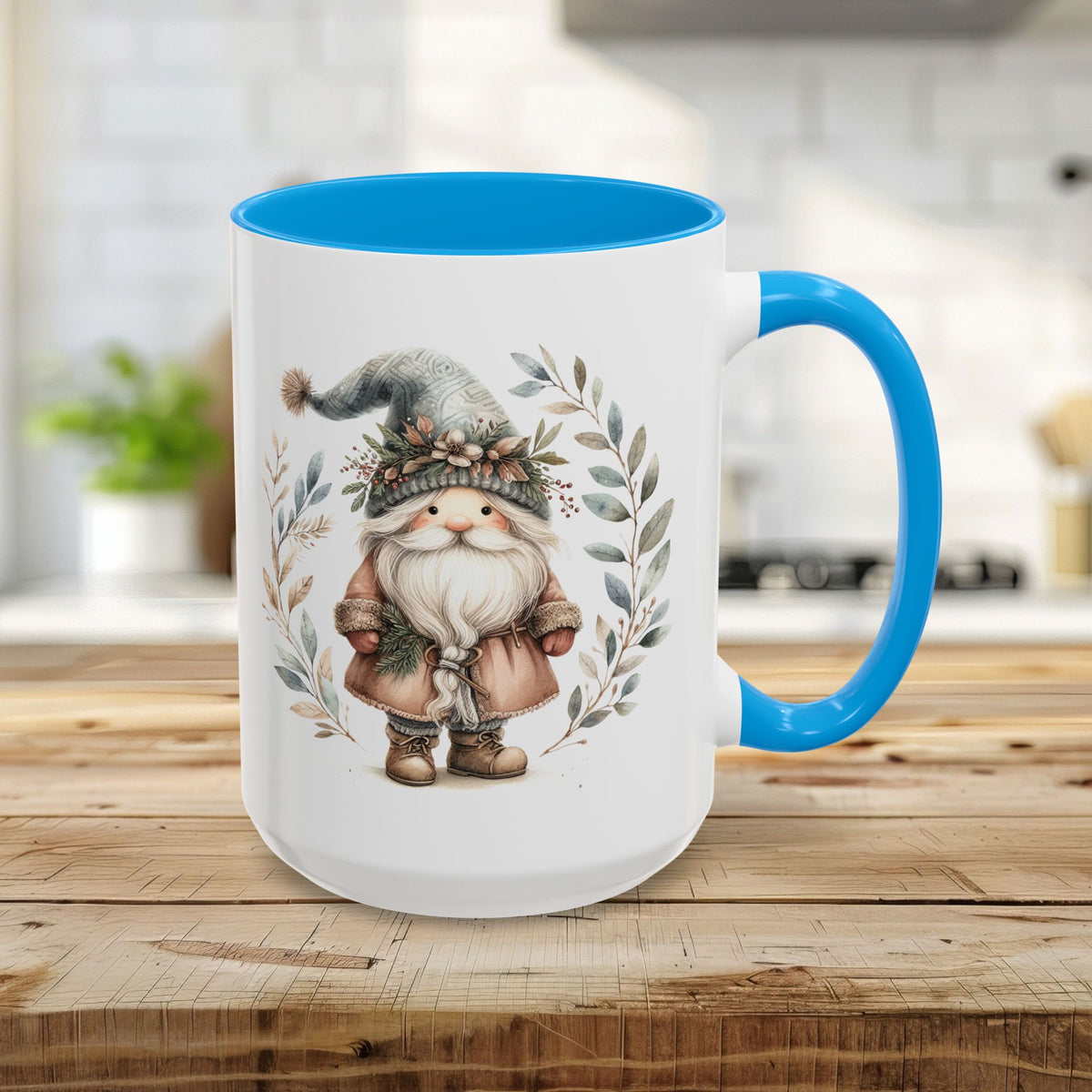 Boho Nordic St. Nick Gnome Mug (11/15oz)