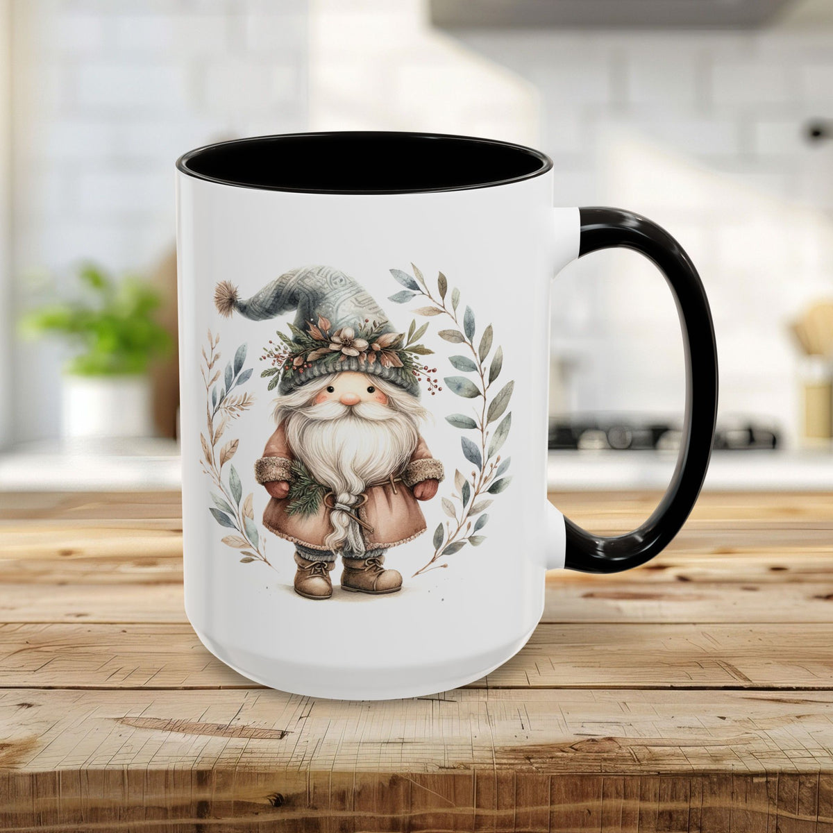 Boho Nordic St. Nick Gnome Mug (11/15oz)