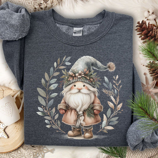 Boho Nordic St. Nick Gnome Sweatshirt