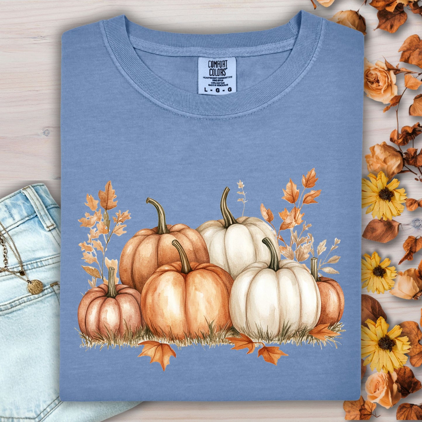 Boho Pumpkin Patch T-Shirt