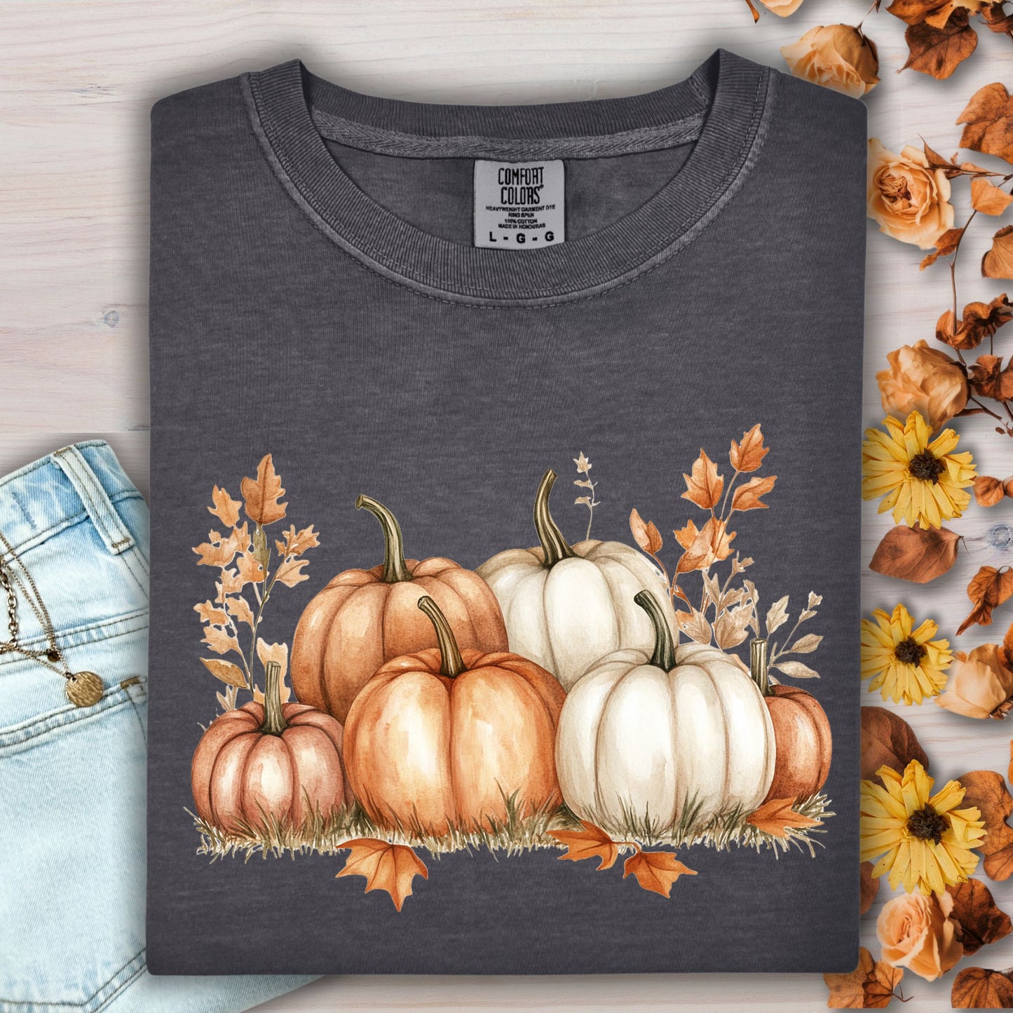 Boho Pumpkin Patch T-Shirt