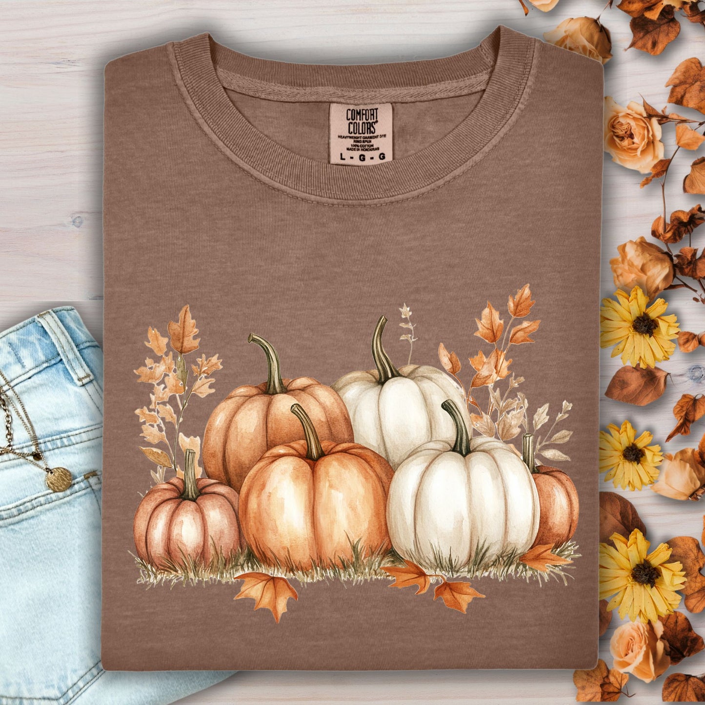 Boho Pumpkin Patch T-Shirt