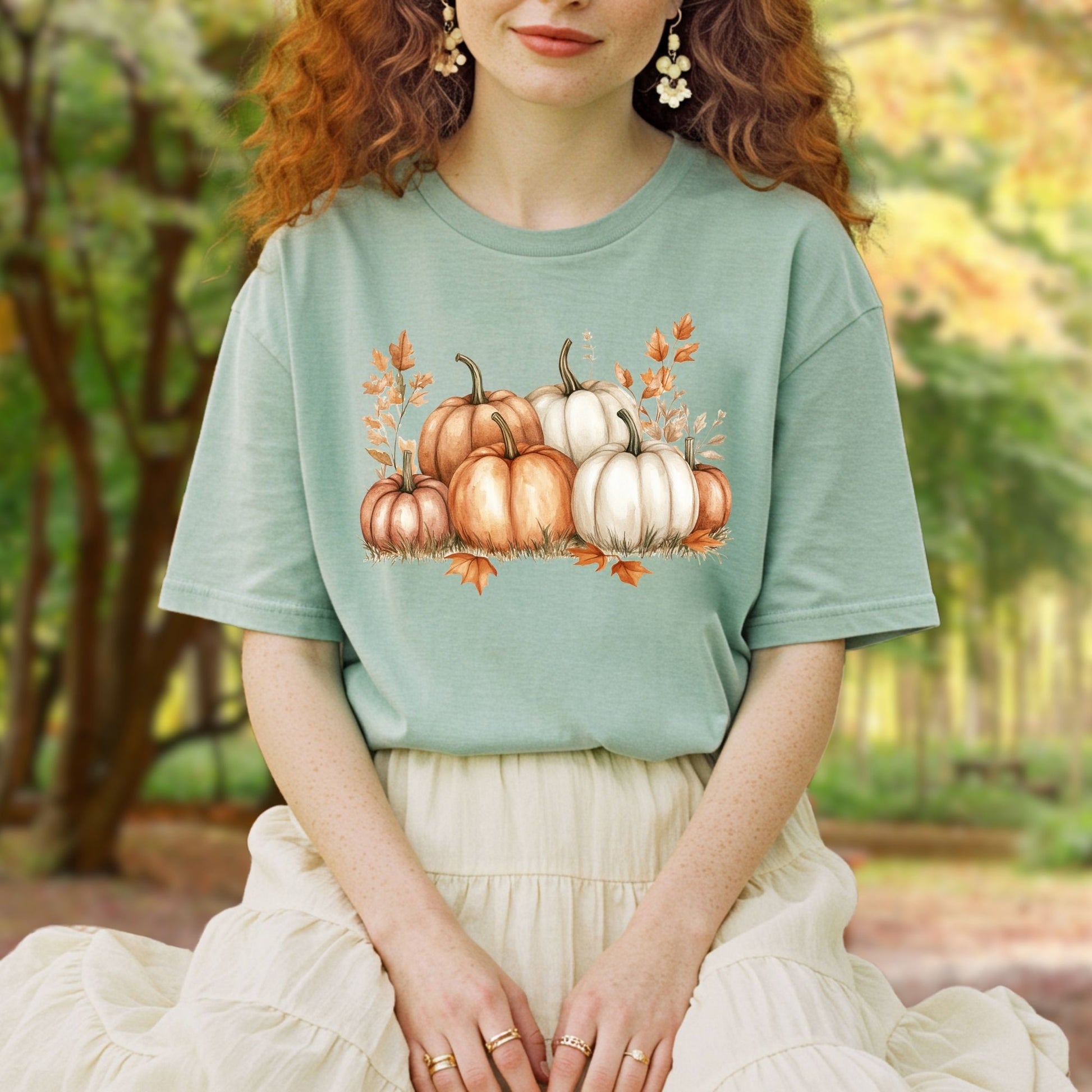 Boho Pumpkin Patch T-Shirt