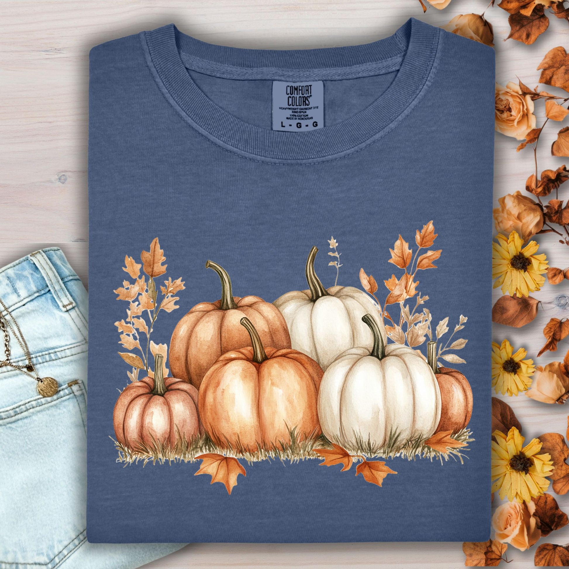 Boho Pumpkin Patch T-Shirt
