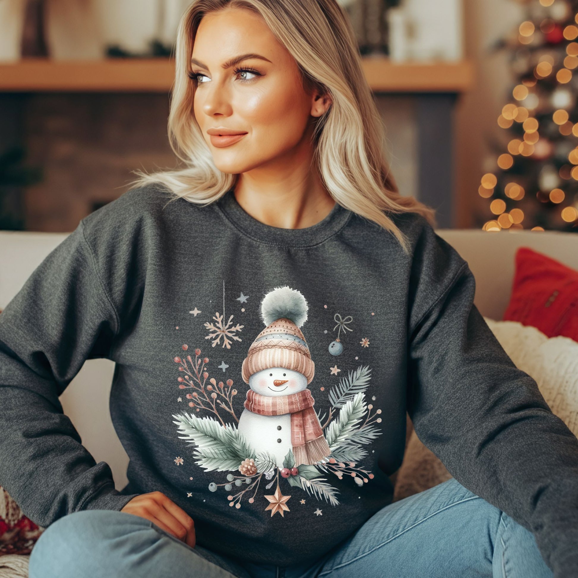 Boho Snowman Sweatshirt